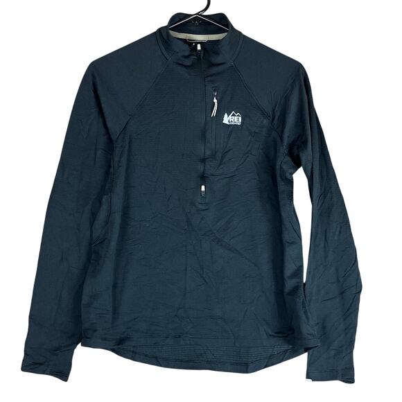 REI Co-Op Mens Jacket Swiftland Half-Zip Running Long Sleeve Pullover Stretch M - Picture 1 of 12